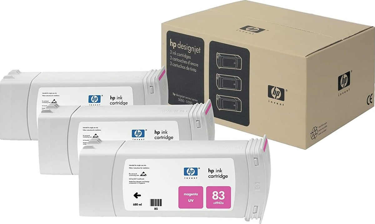 C5074A HP #83 MAGENTA UV 3 INK MULTI PACK