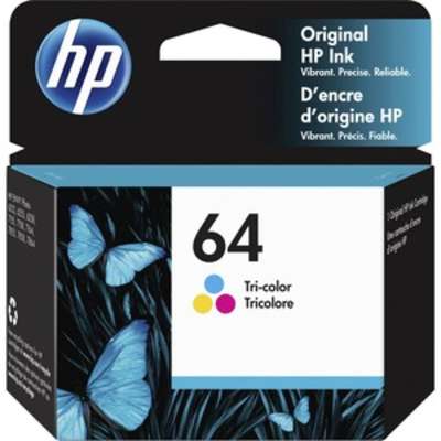 HP 64 Tri-color Original Ink Cartridge