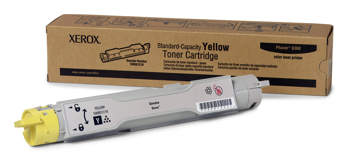 106R01216 PHASER 6360 YELLOW STANDARD CAPACITY TONER CARTRID