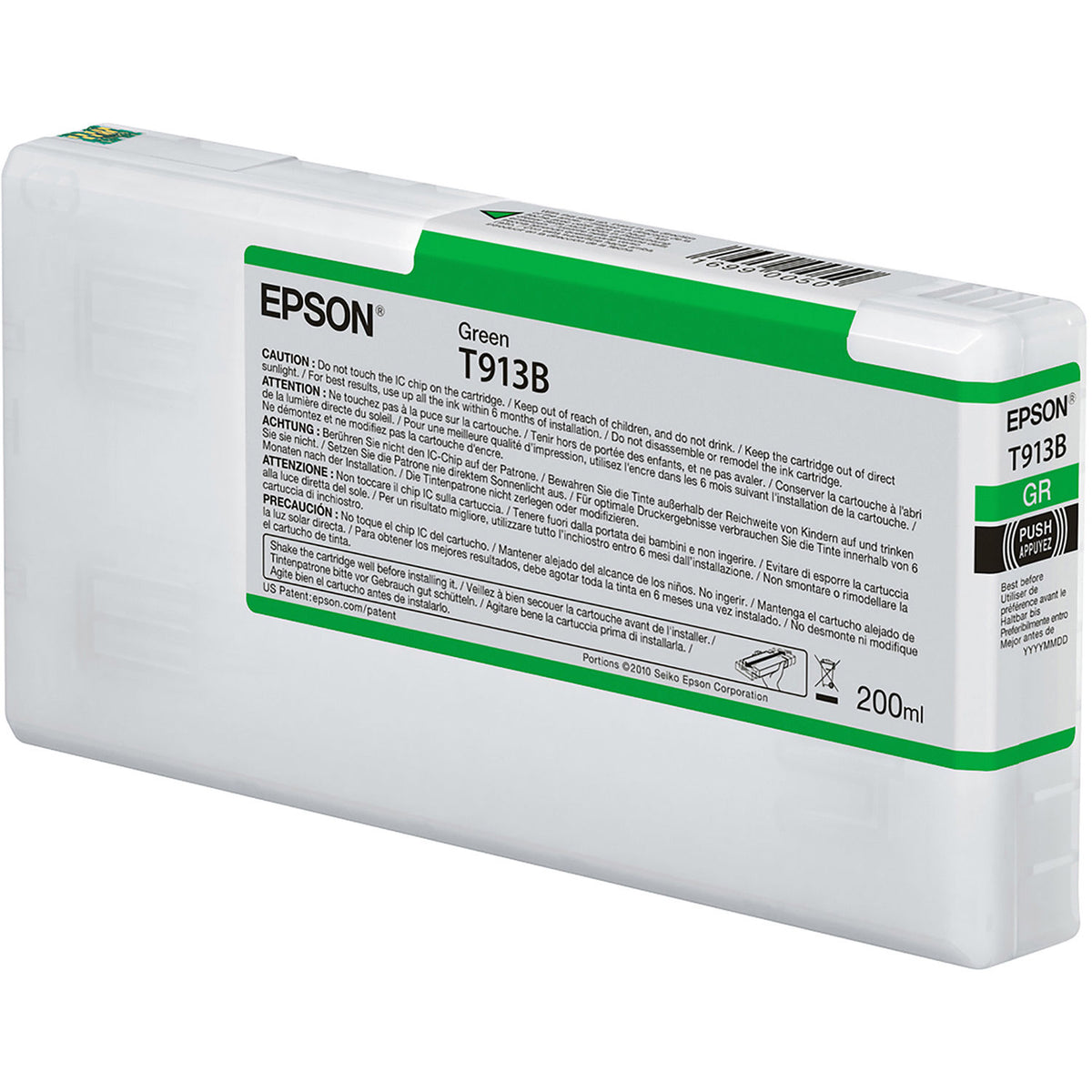 T913B00 Epson EPSON UltraChrome HDX Green Ink Cartridge 200