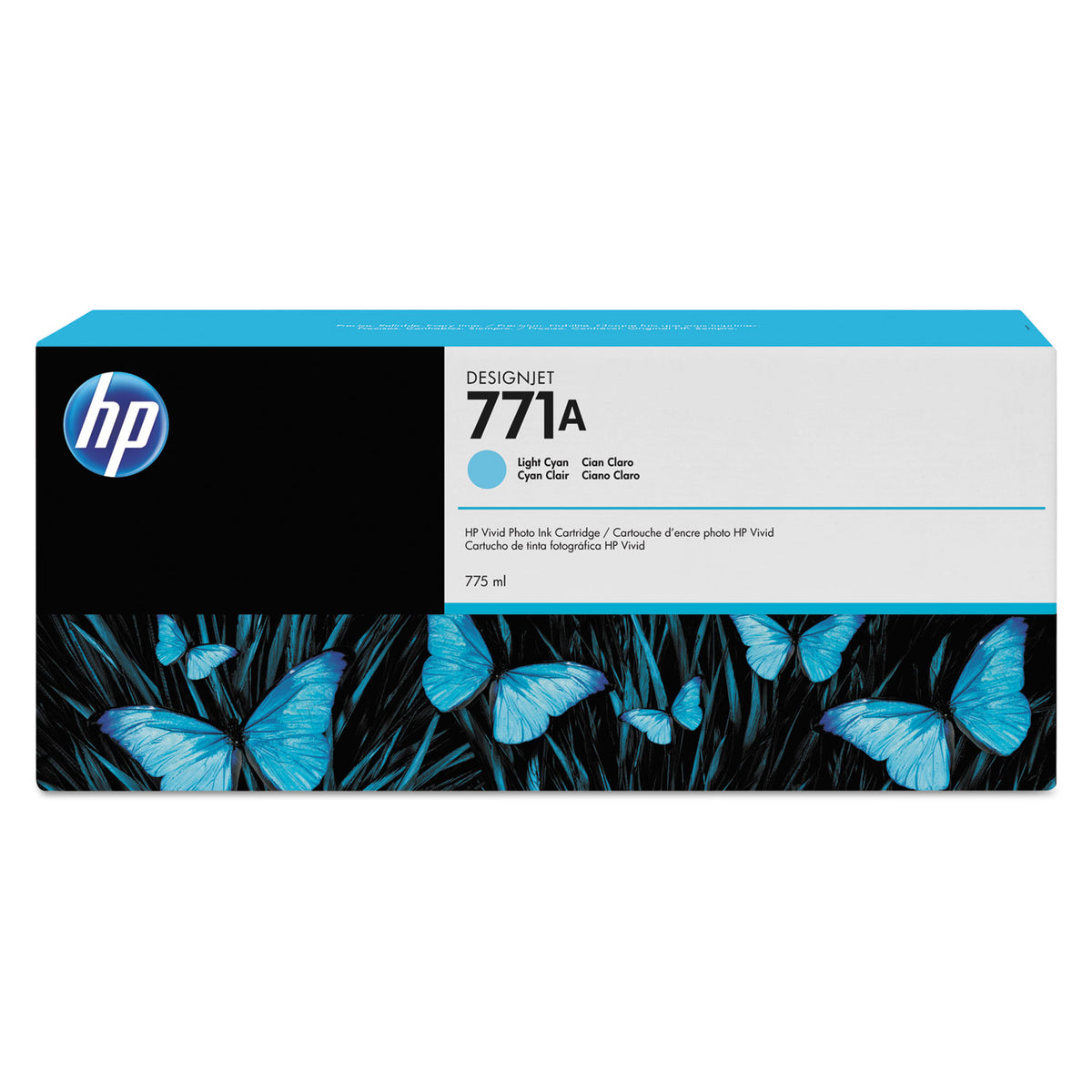 HP 771A 775ml Light Cyan Ink Cartridge