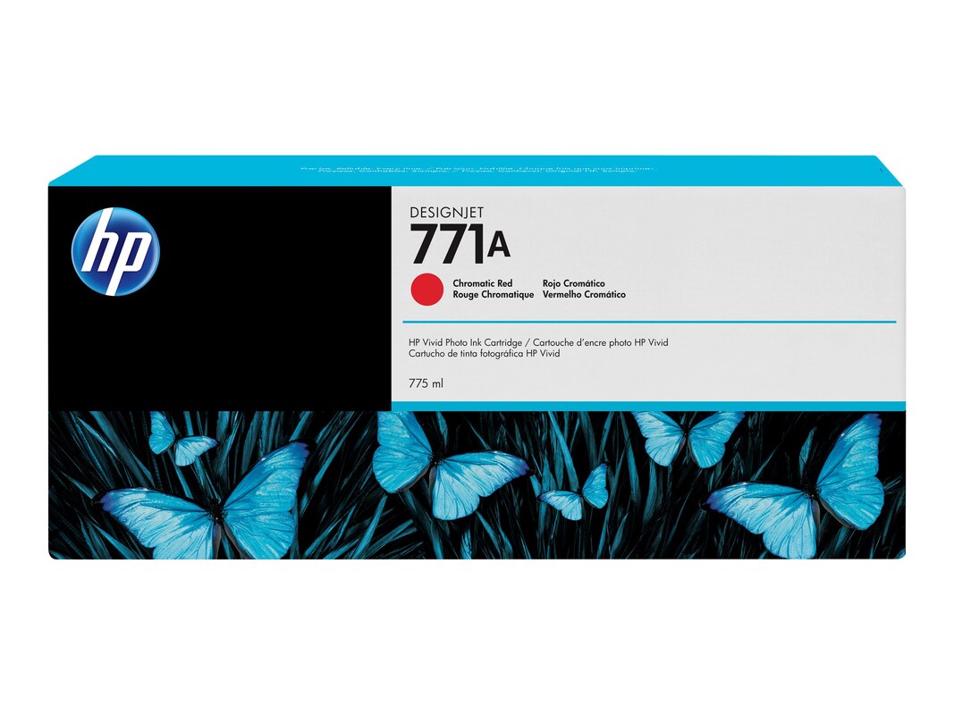 HP 771A 775ml Chrmtc Red Ink Cartridge