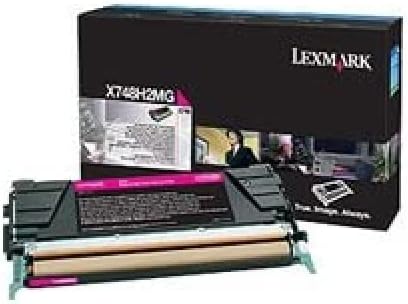 Lexmark X748 Magenta Toner Cartridge, High Yield, Genuine OEM