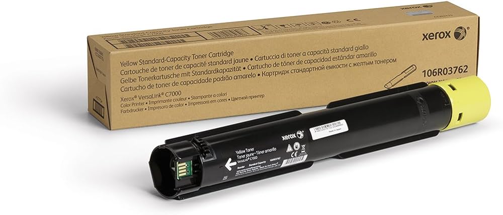 106R03762 Xerox TONER CARTRIDGE GENUINE YELLOW STD CAP