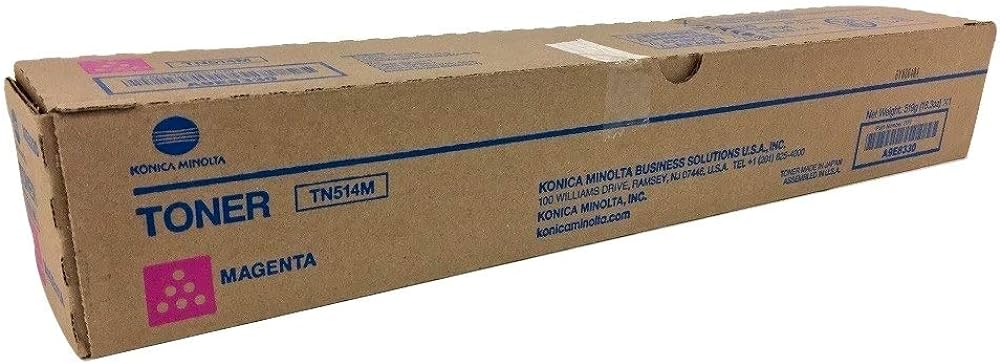 Konica Minolta Genuine OEM A9E8330 (TN514M) Magenta Toner Cartridge (26K YLD)