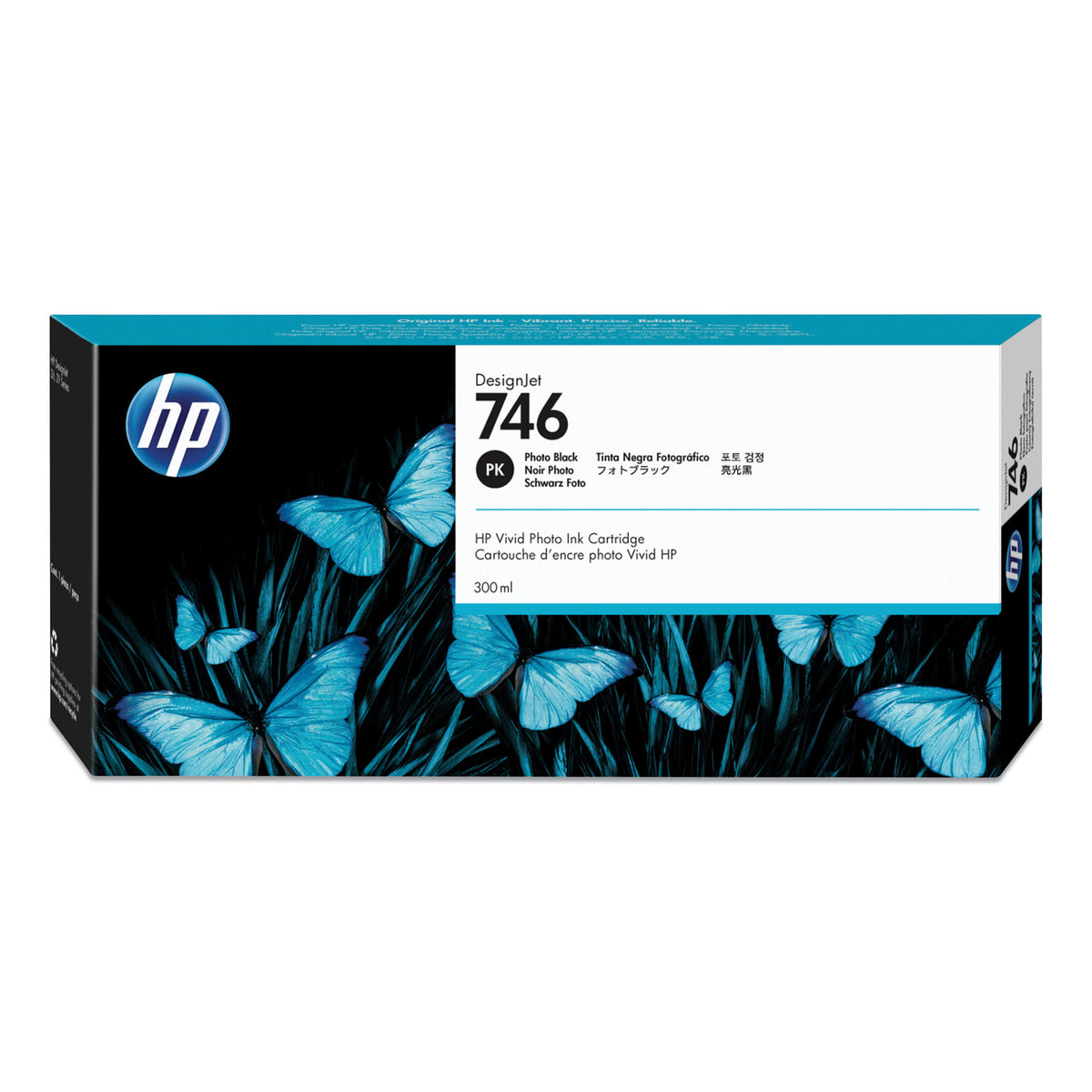 HP 746 300-ml Photo Black Ink Crtg