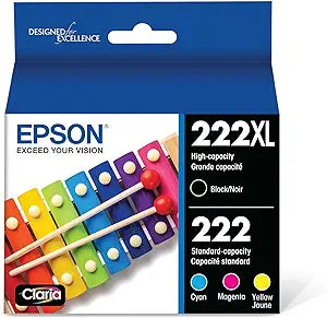 T222XL-BCS Epson T222 Black and Color Combo Ink Cartridges,