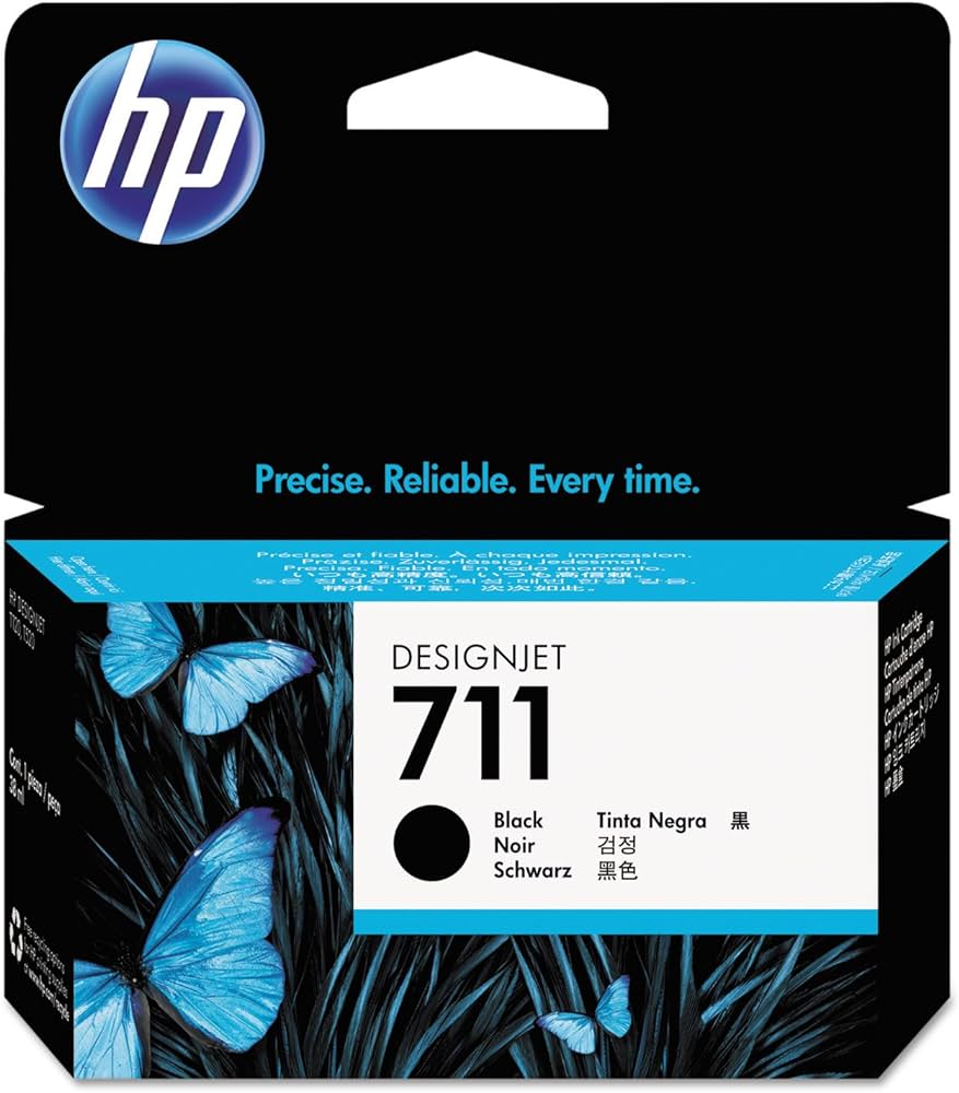 HP 711 38-ml Black Ink Cartridge