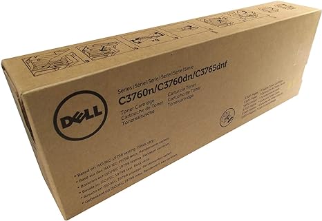 Dell Genuine OEM W8D60 Extra High Yield Black Toner Cartridge (11K YLD)