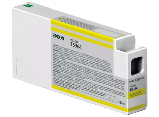 T596400 EPSON ULTRACHROME HDR YELLOW 350ML, STYLUS PRO 7700/