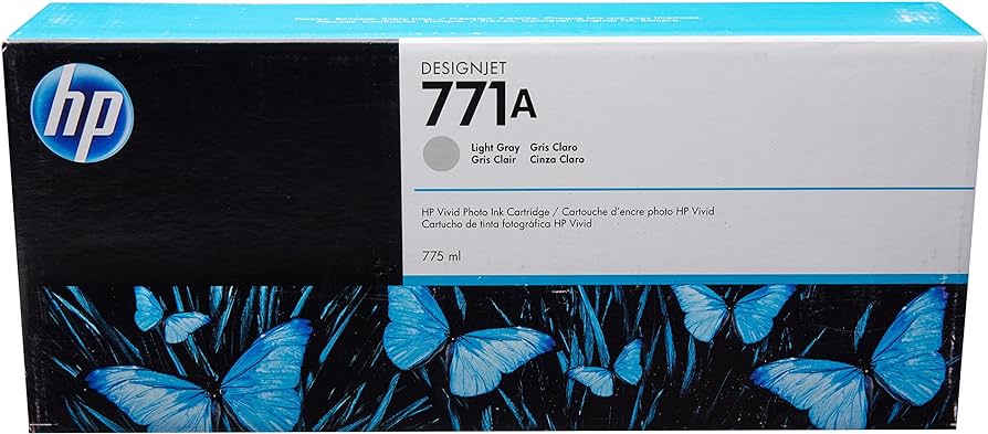 HP 771A 775ml Light Gray Ink Cartridge