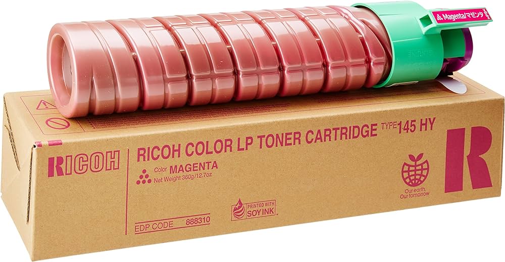 Ricoh Genuine OEM 888310 Type 145 High Yield Magenta Toner Cartridge (15K YLD)