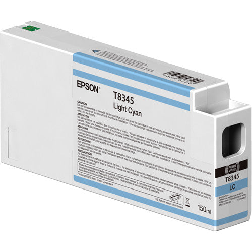 T834500 Epson UltraChrome HD Light Cyan Ink 150 MLT834500