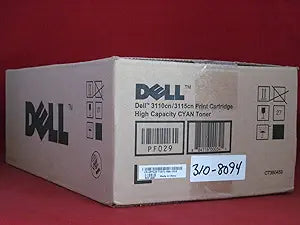 Dell Genuine OEM PF029 High Yield Cyan Toner Cartridge (8K YLD) (3108094  3108397)