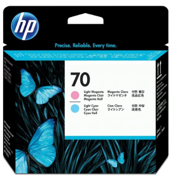 HP 70 Lt Magenta and Lt Cyan Print Head