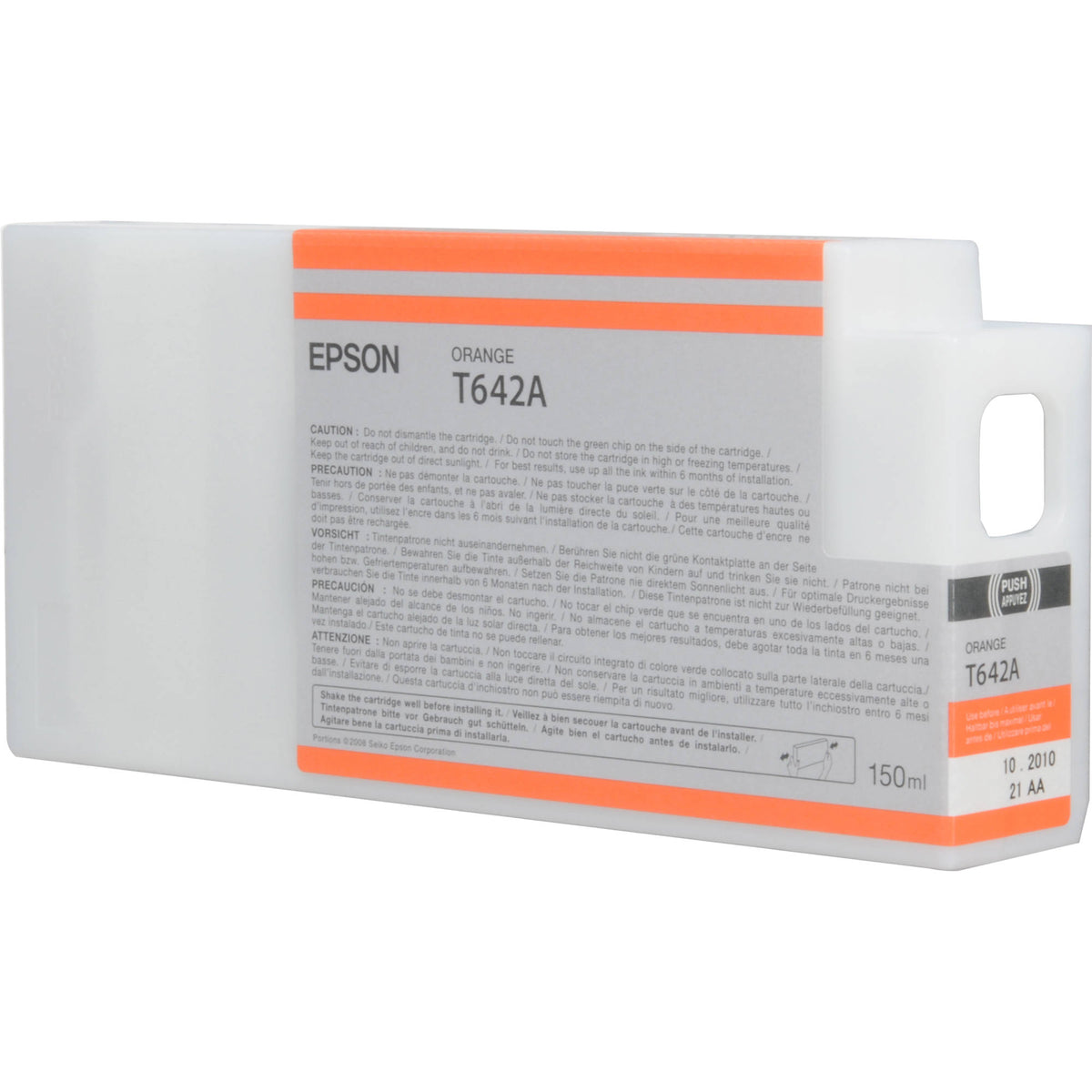 T642A00 Epson Ultrachrome HDR Orange Ink, 150ml, Stylus Pro