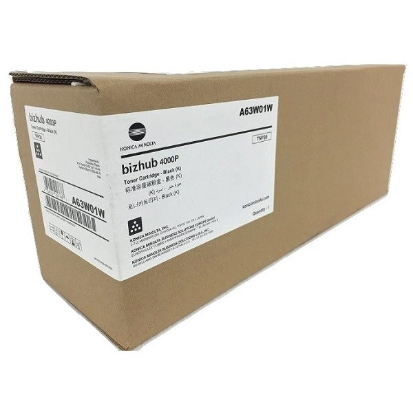 Konica Minolta Genuine OEM TNP38 Black Toner Cartridge (20K YLD) (AKA A63W01W)