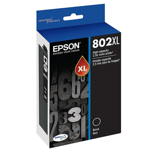 T802XL120-S EPSON T802 HC DB UL BLK INK