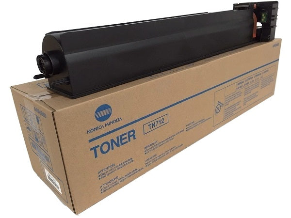 Konica Minolta Genuine OEM A3VU030 (TN712 / TN-712) Black Toner Cartridge (40.8K YLD)