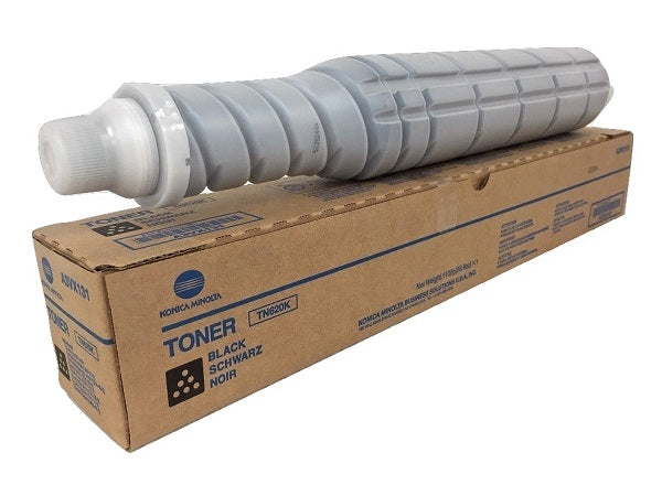 Konica Minolta Genuine OEM TN620K (A3VX131) Black Toner Cartrdige (60K YLD)