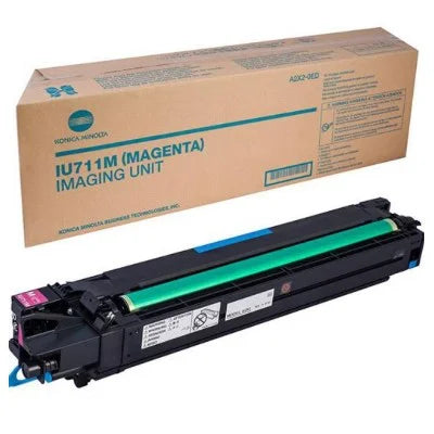 Konica Minolta Genuine OEM A2X20ED (IU711M) IU-711M Magenta Imaging Unit (155K YLD)