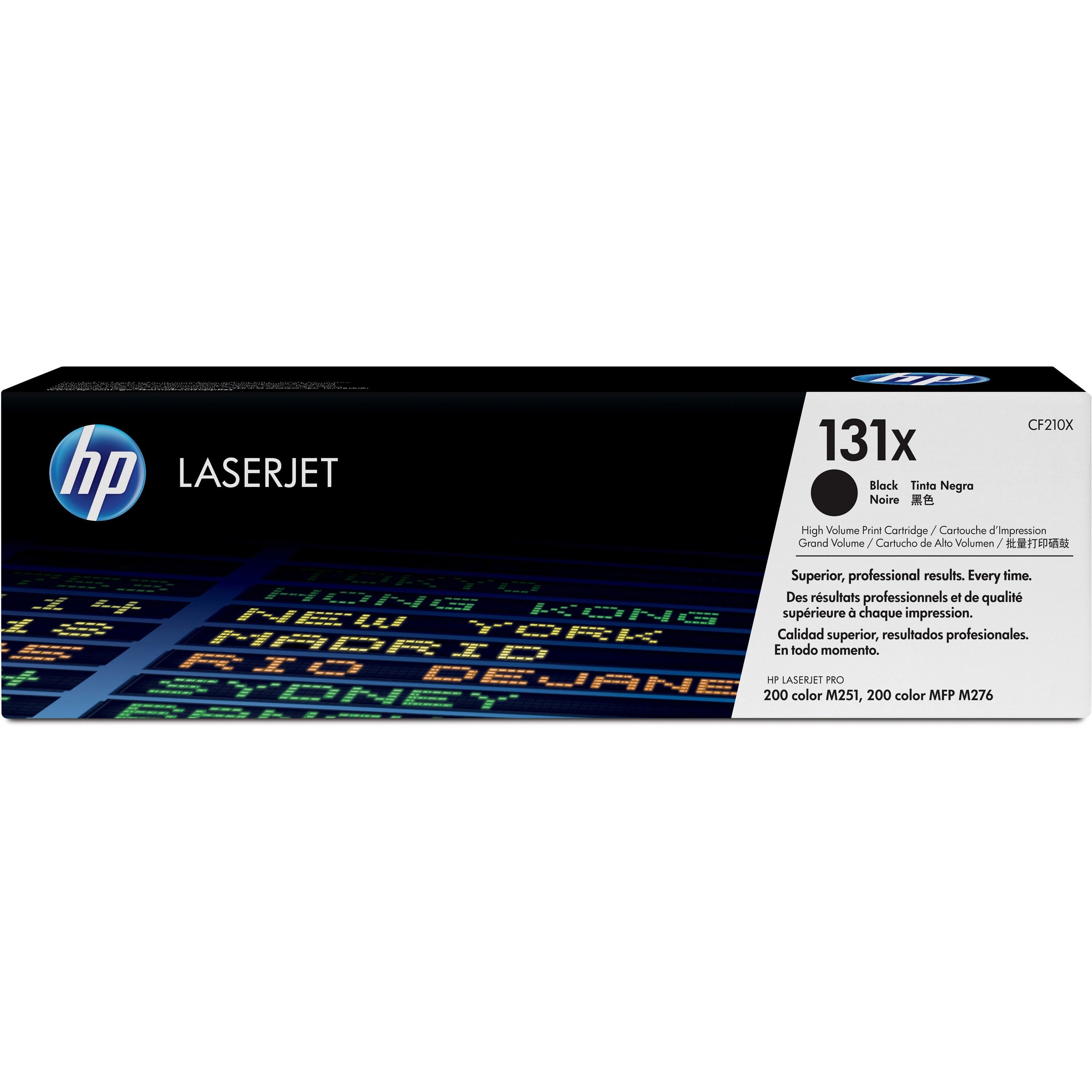 HP cf210x LaserJet #131X Black Toner Cartridge, high yield, Genuine OEM - toners.ca  toners.ca