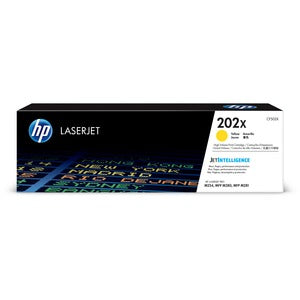 HP 202X (CF502X) Original High Yield Toner Yellow-Genuine OEM - toners.ca  toners.ca