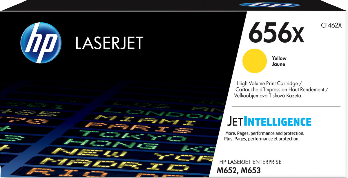 HP 656X Yellow LaserJet Toner Cartridge