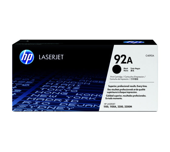 C4092A HP #92A LASERJET 1100/3200 SERIES TONER CARTRIDGE