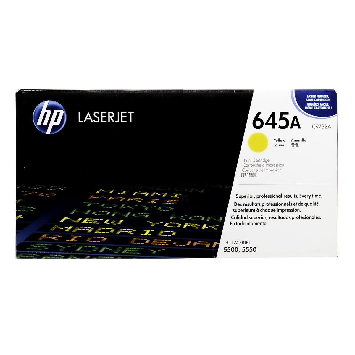 C9732A HP #645A YELLOW TONER CARTRIDGE FOR COLOUR LASERJET 5