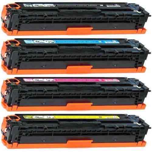 Compatible BCMY HP 124A Color LaserJet 1600, 2600, 2605, CM1015, CM1017 Toner Cartridges - toners.ca