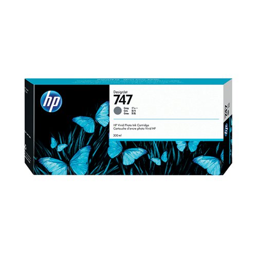 HP 747 300-ml Gray Ink Crtg