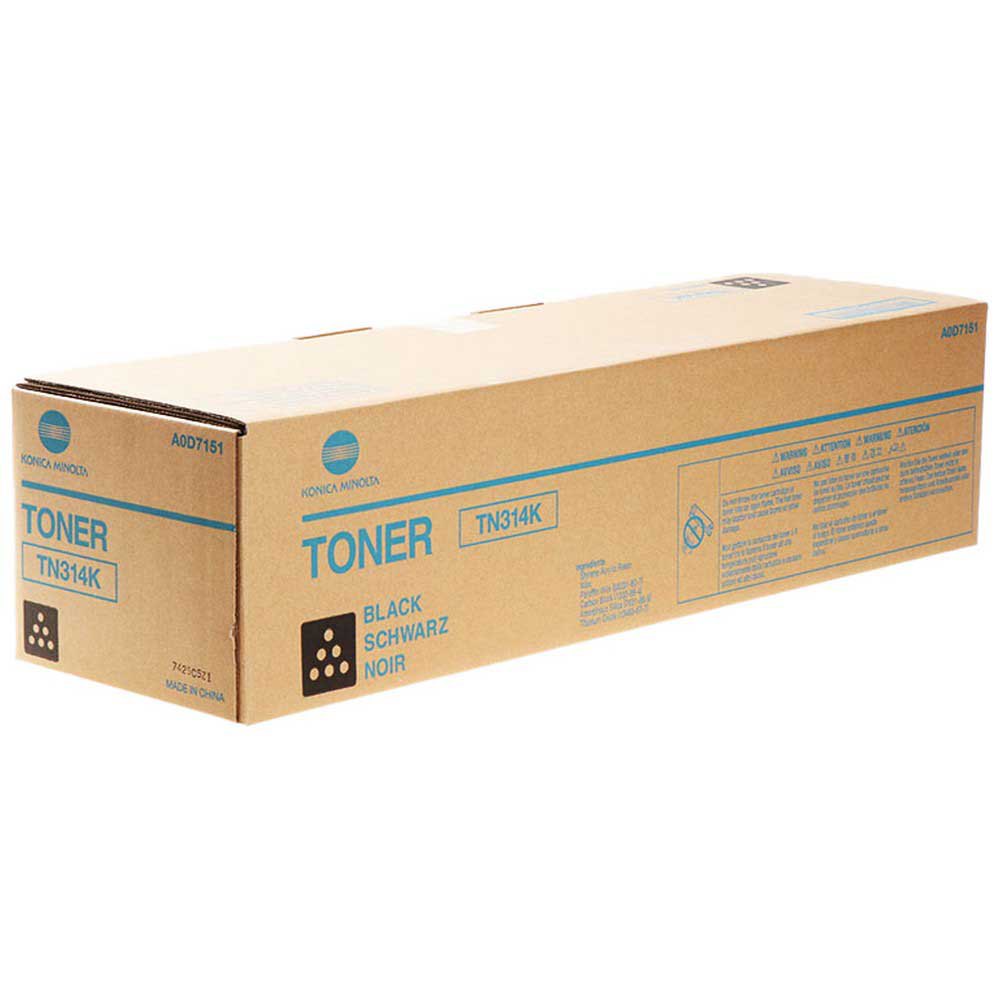 Konica Minolta Genuine OEM TN314K (A0D7131) Black Toner Cartridge (26K YLD)