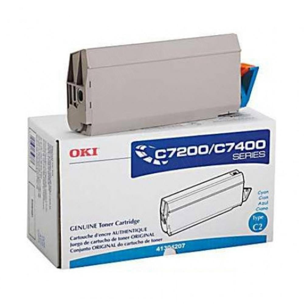 41304207 C7200/C7400 SERIES CYAN TONER CARTRIDGE "TYPE C2"