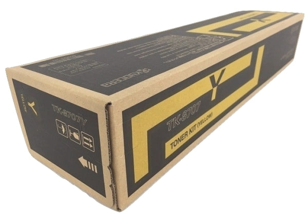 Kyocera Mita Genuine OEM TK8707Y (TK-8707Y) Yellow Toner Cartridge (30K YLD)