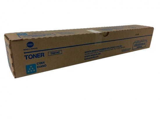 Konica Minolta Genuine OEM A9E8430 (TN514C) Cyan Toner Cartridge (26K YLD)