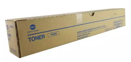 Konica Minolta Genuine (TN326) Black Toner Cartridge (25k Yield)