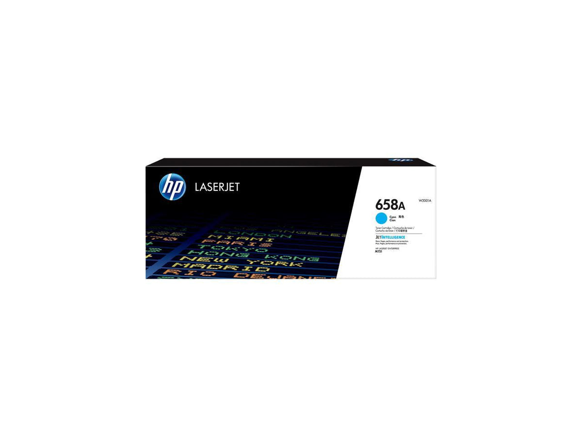 HP 658A Cyan LaserJet Toner Cartridge