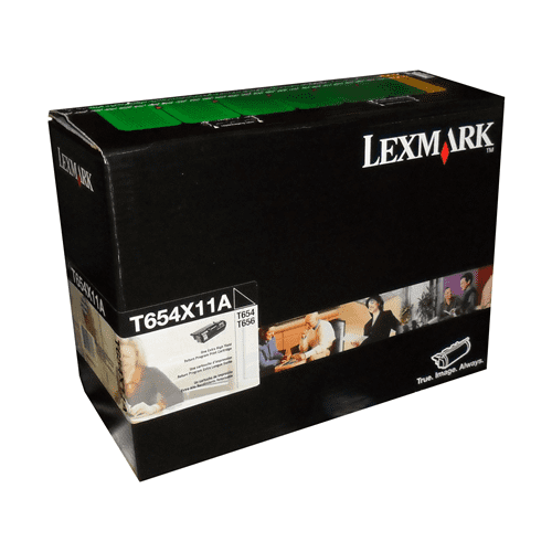 Lexmark T/X654, 656, X658   36K Print Cartridge Part no.: T654X11A  toners.ca