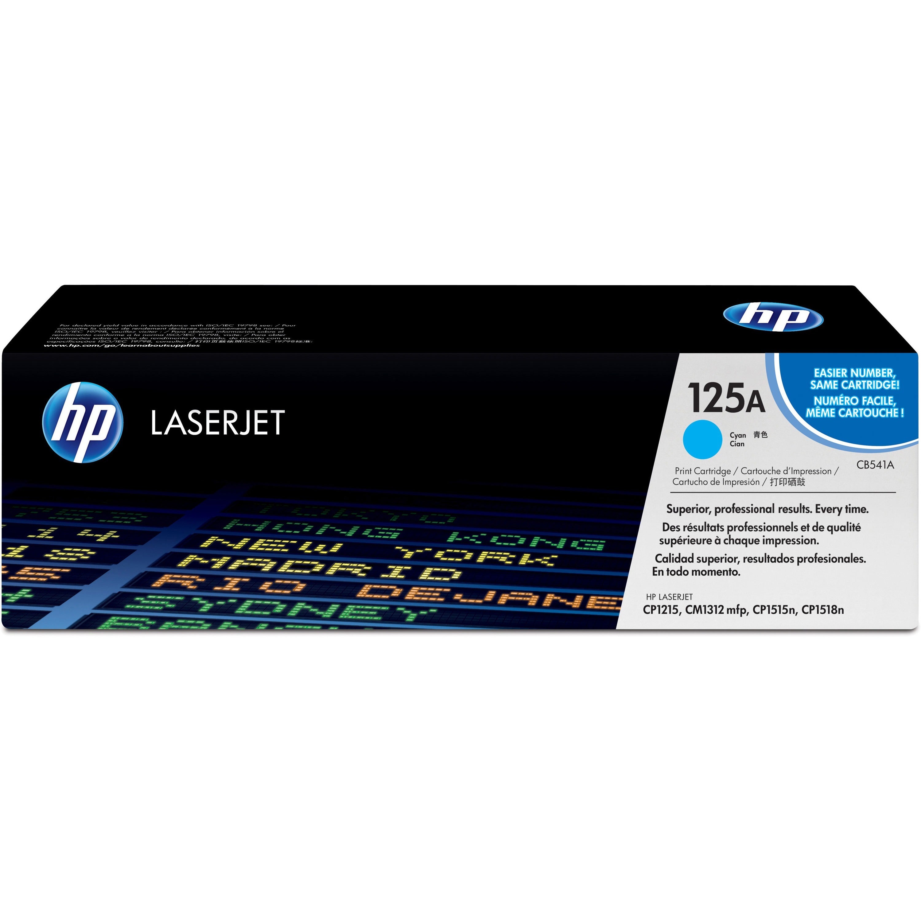 HP 125A (CB541A) Original Laser Toner Cartridge-Cyan - toners.ca  toners.ca