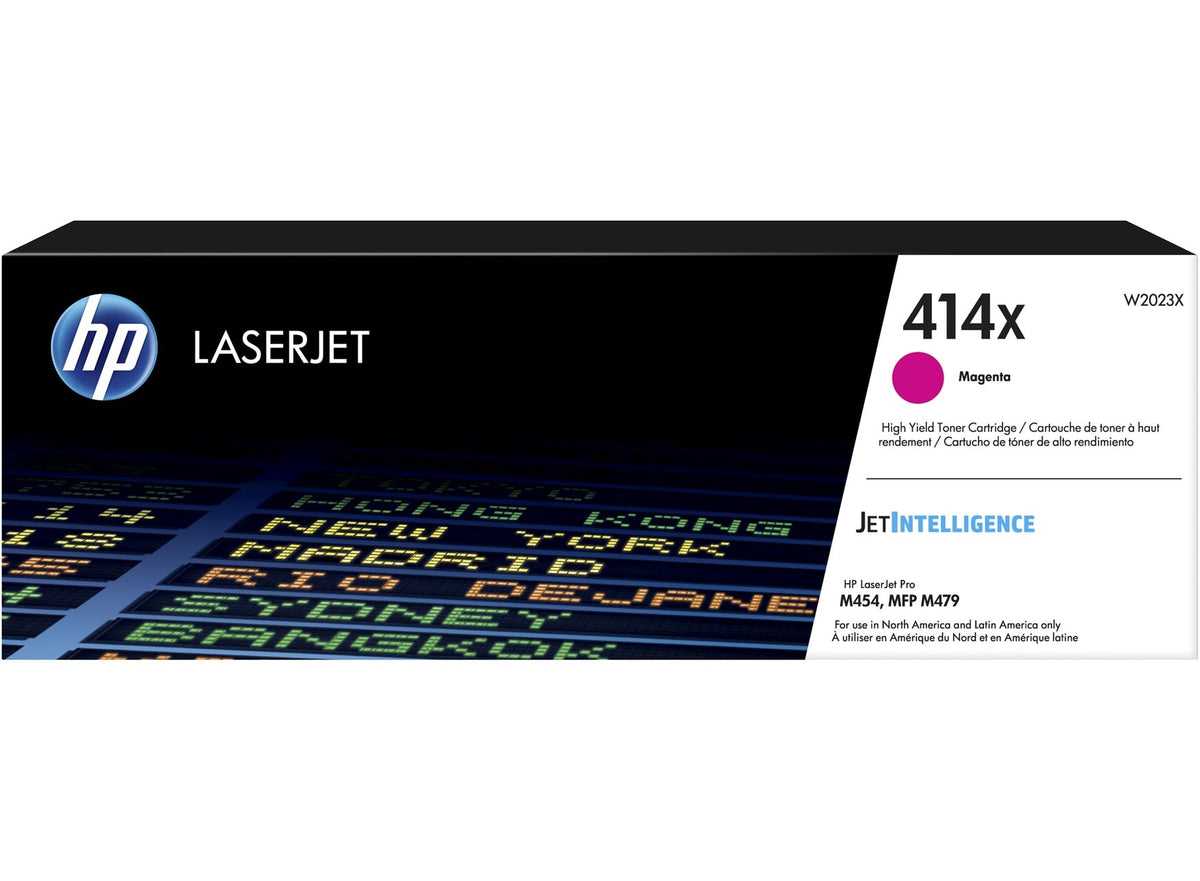 compatible hp w2023x 414x toner cartridge magenta 6k - toners.ca