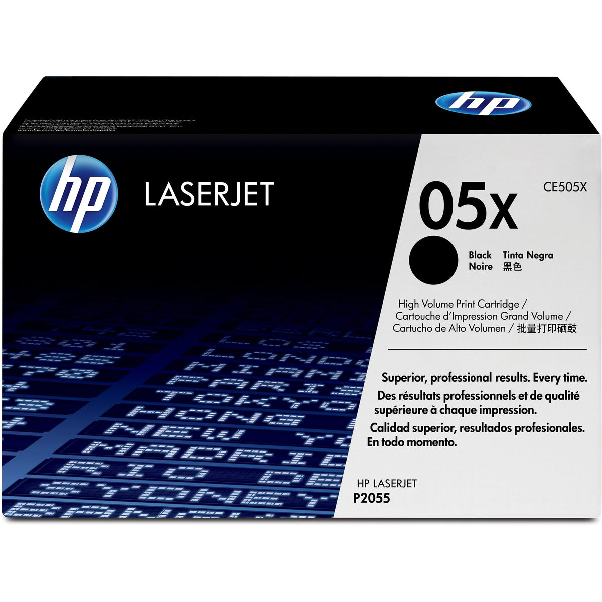 HP ce505x LaserJet P2055DN Black Toner Cartridge, High Yield, Genuine OEM - toners.ca